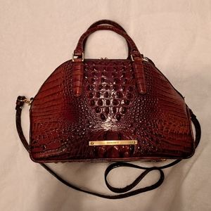 Brahmin Hudson Satchel Pecan Melbourne